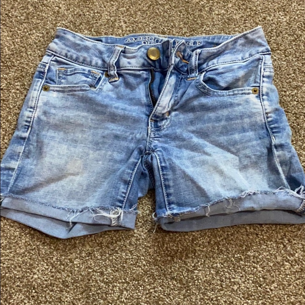 Denim jean shorts